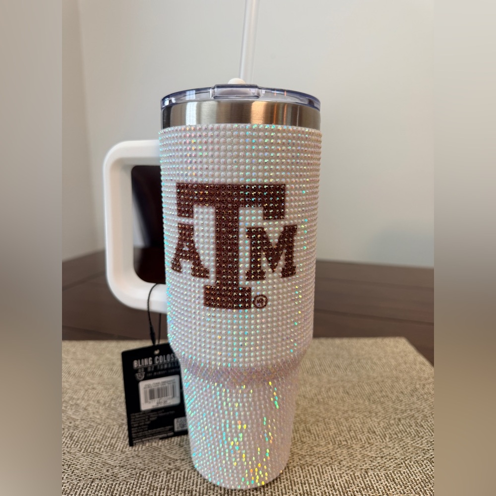 Texas A&M Crystal Embellished 40oz Tumbler